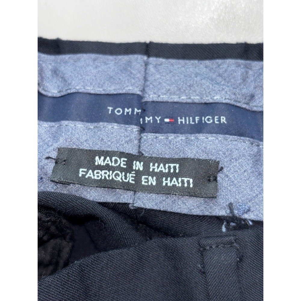 Tommy Hilfiger‎ Dress Pants Men's 36x30 Black 0396 - Picture 7 of 8